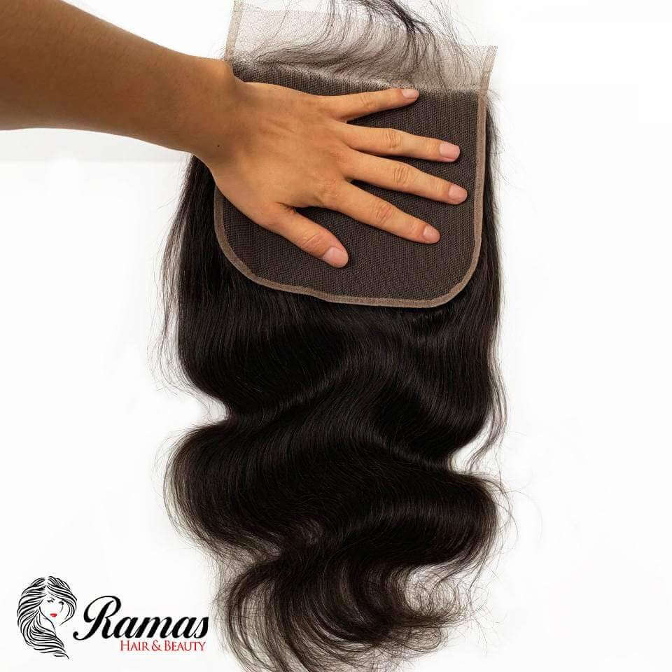 12A Closure 4X4 Free Part Body Wave Virgin Hair Extensions